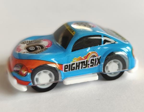 Pull back car blue